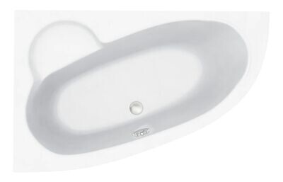 Maria 1500x950x600mm 0TH Offset Corner Bath w/Legs (LH)