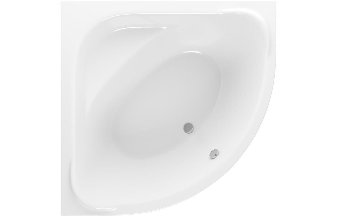 Tyrone Standard 1350x1350x620mm 0TH Corner Bath w/Legs