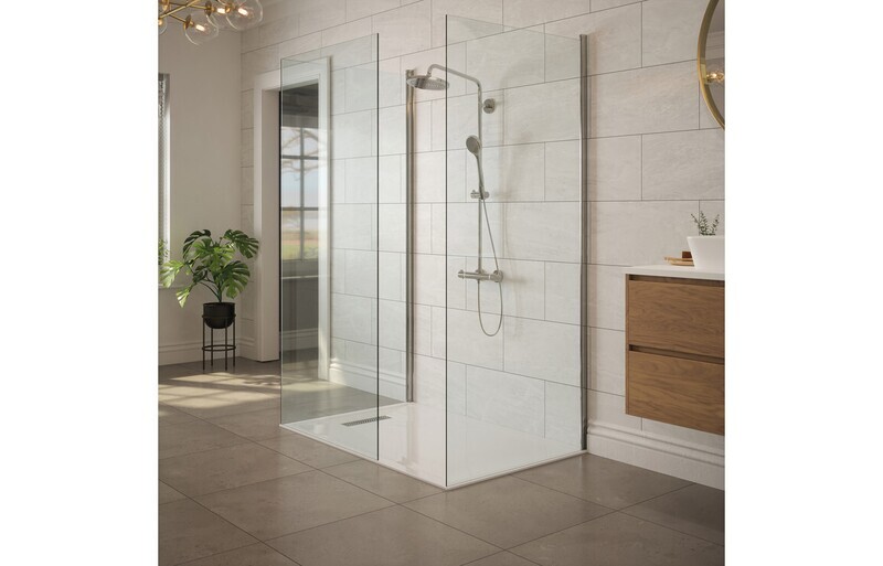 25mm Linear 1200x900mm Slim Rectangular Tray & Waste