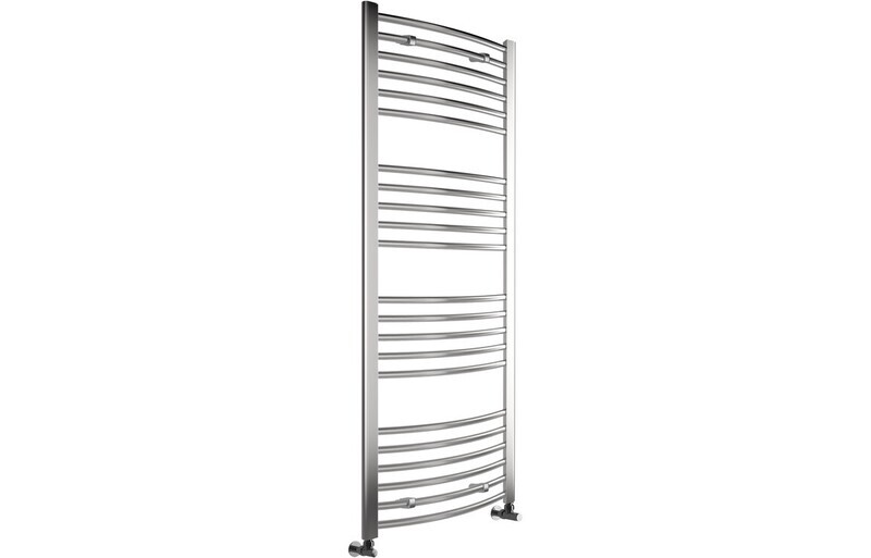 Georgia Curved 30mm Ladder Radiator (500x1600x30mm) - Chrome