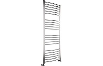 Georgia Curved 30mm Ladder Radiator (500x1600x30mm) - Chrome