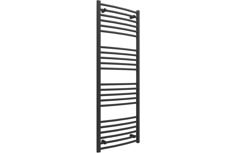 Georgia Curved 30mm Ladder Radiator (500x1600x30mm) - Anthracite