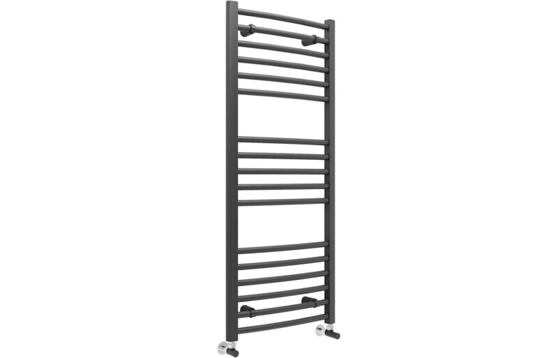 Georgia Curved 30mm Ladder Radiator (500x1200x30mm) - Anthracite