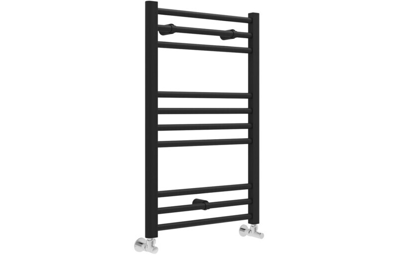 Georgia Straight 30mm Ladder Radiator (500x800x30mm) - Matt Black