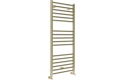 Georgia Straight 30mm Ladder Radiator (500x1200x30mm) - Brushed Brass