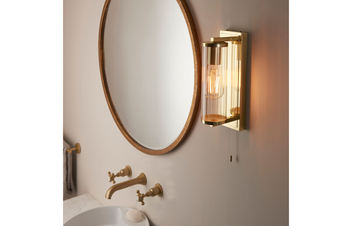 Delia Wall Light - Brushed Brass