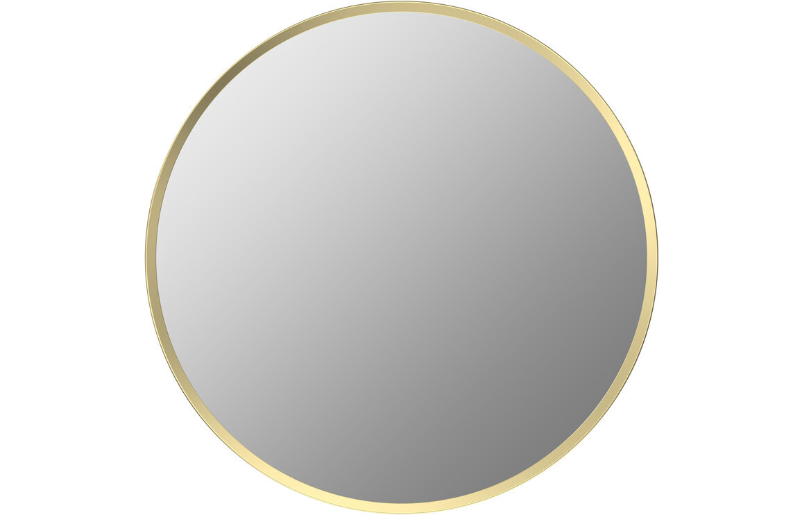 Kiera 500mm Round Mirror - Brushed Brass