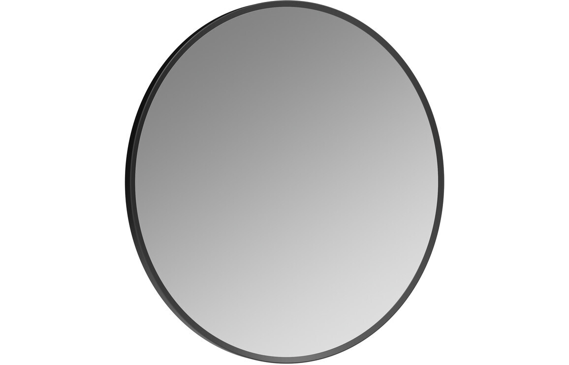 Kiera 500mm Round Mirror - Matt Black