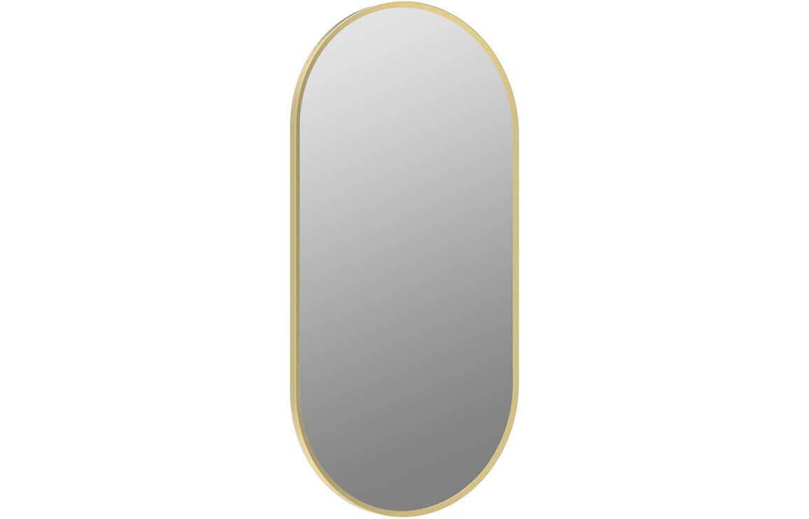 Kiera 800x400mm Oblong Mirror - Brushed Brass