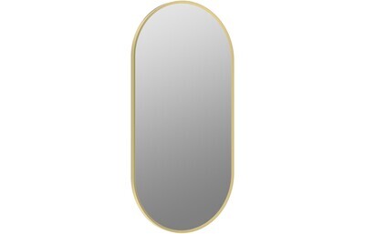 Kiera 800x400mm Oblong Mirror - Brushed Brass