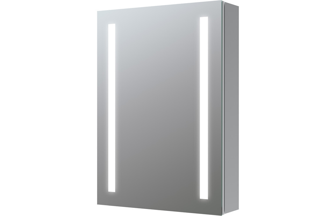 Spencer 500mm 1 Door Front-Lit LED Mirror Cabinet
