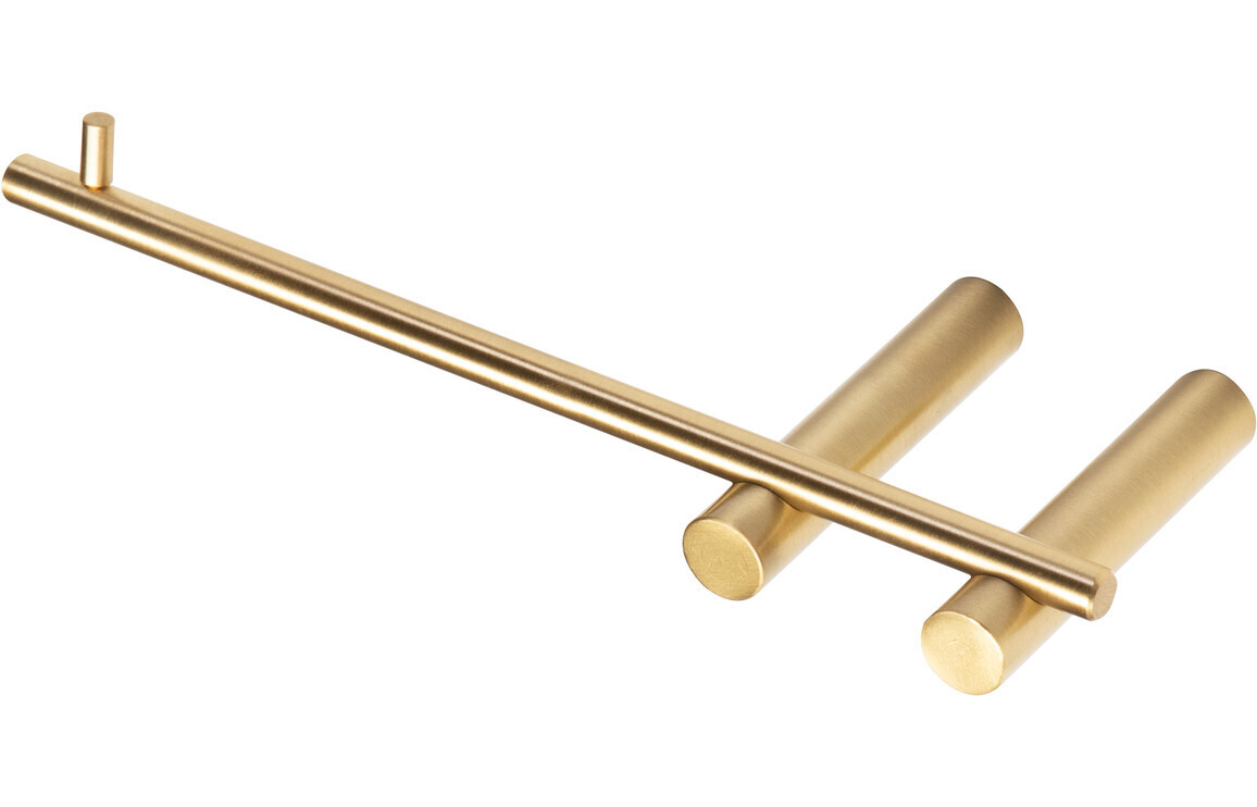 Burt Toilet Roll Holder - Brushed Brass