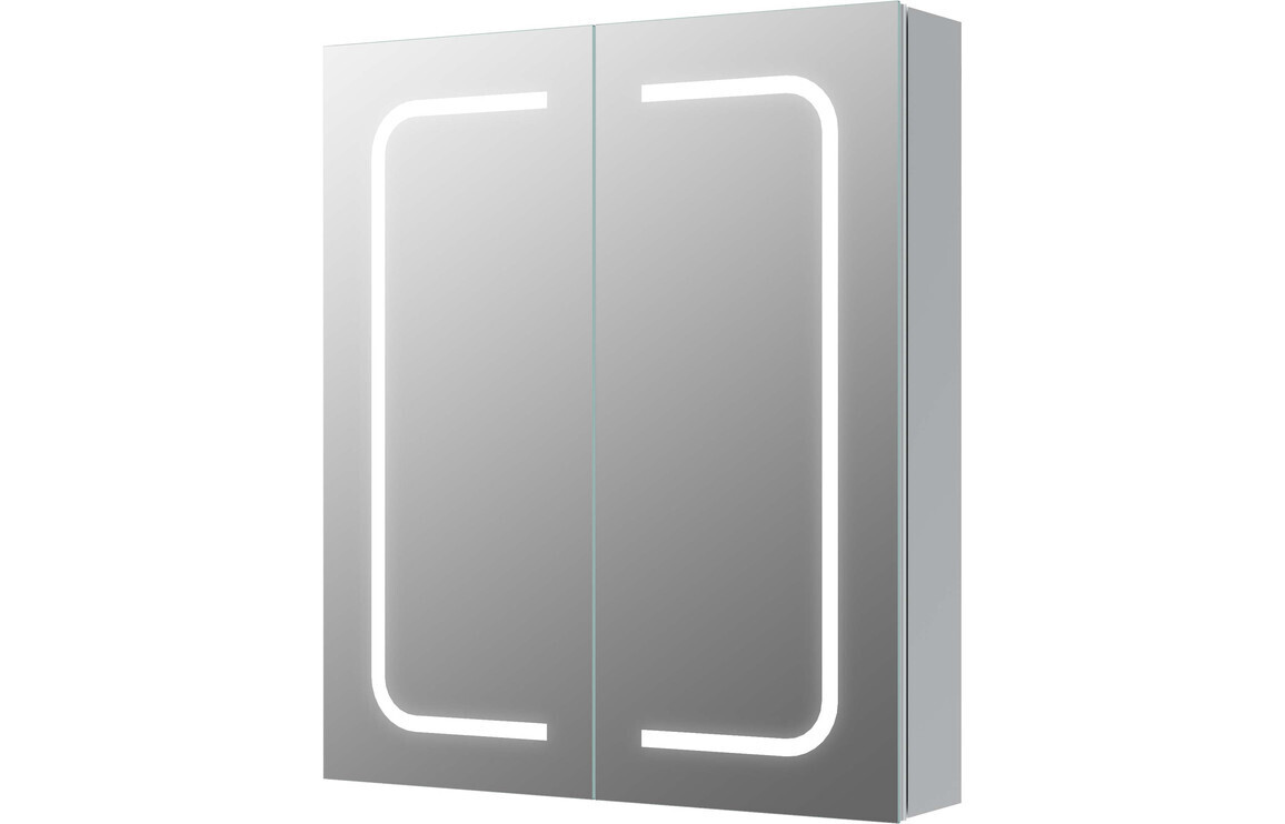 Ruby 600mm 2 Door Front-Lit LED Mirror Cabinet