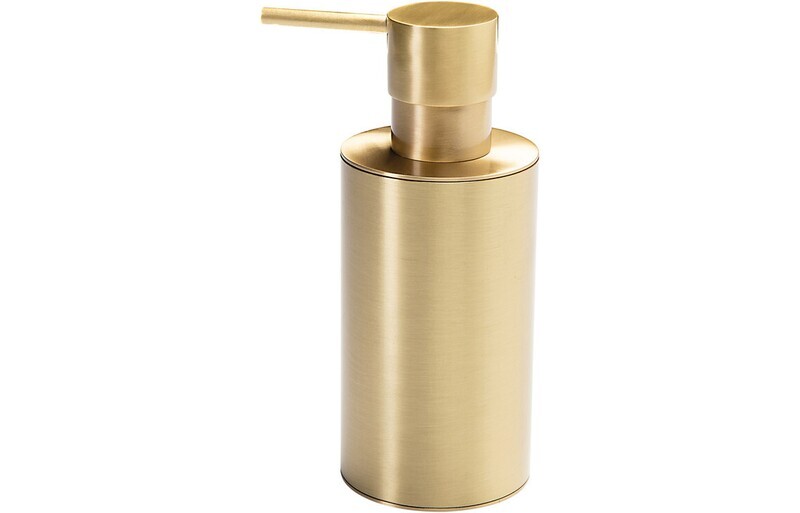Burt Wall Mounted Soap Dispenser - Brushed Brass