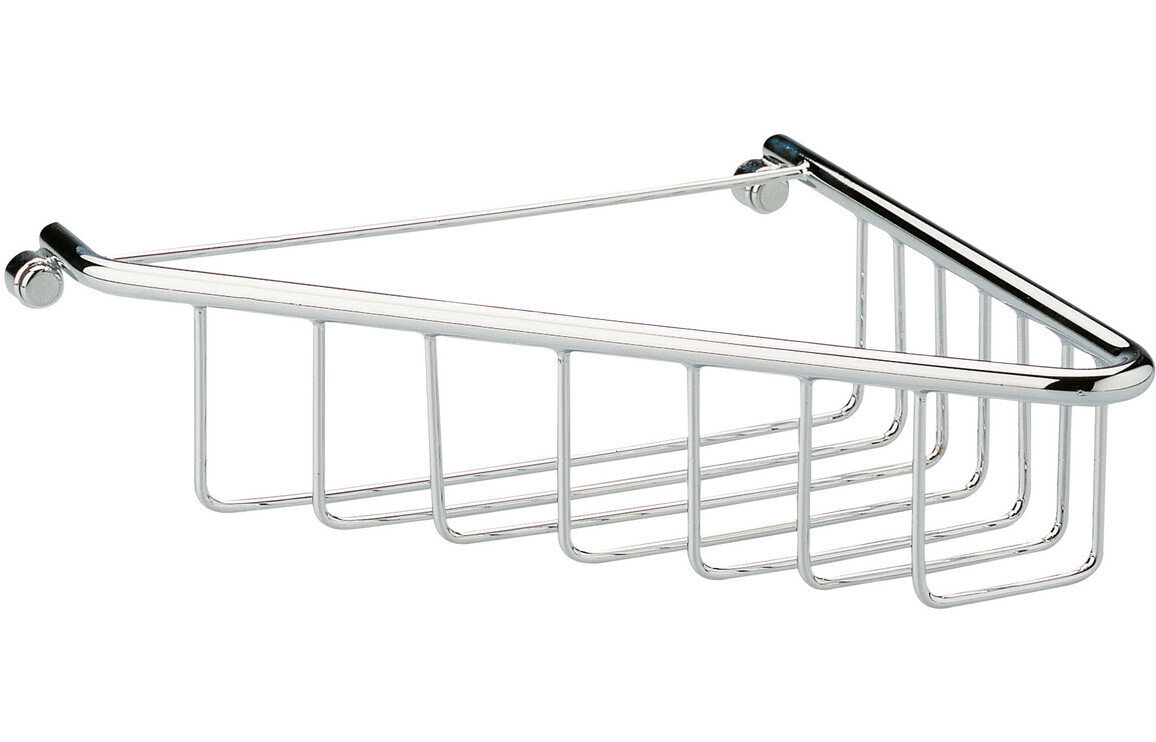 Ella 1-Tier Corner Shower Caddy - Chrome