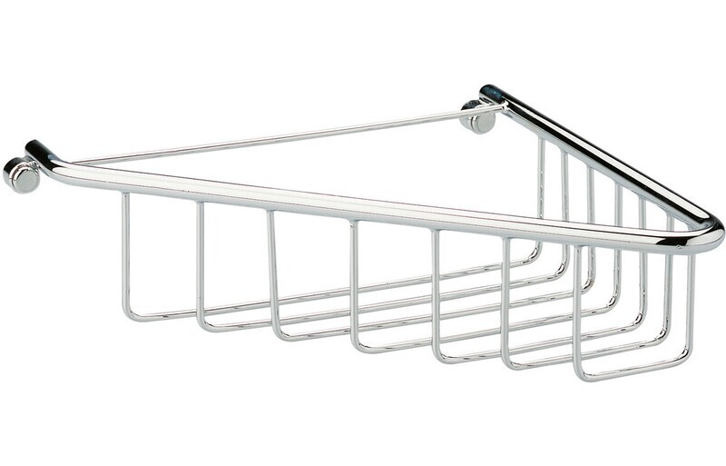 Ella 1-Tier Corner Shower Caddy - Chrome