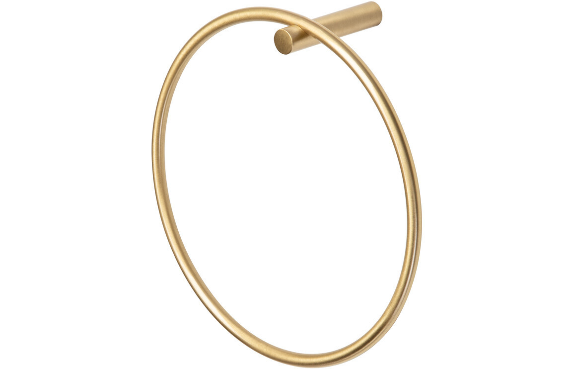 Burt Towel Ring - Brushed Brass