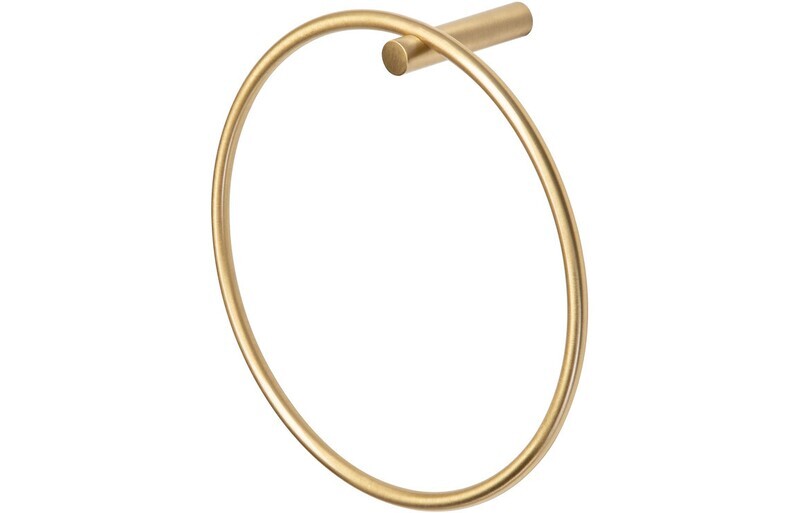 Burt Towel Ring - Brushed Brass