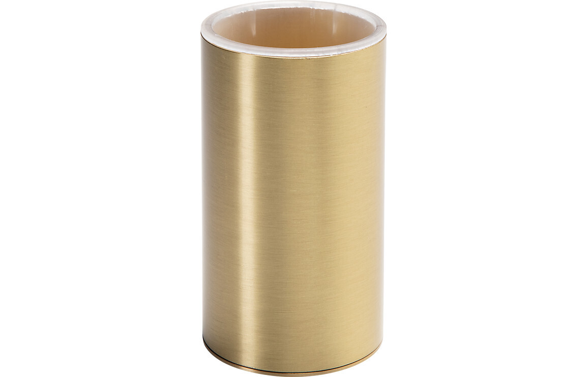 Burt Wall Mounted Tumbler - Brushed Brass