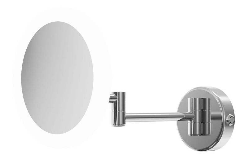 Sadie Round LED Cosmetic Mirror - Frameless