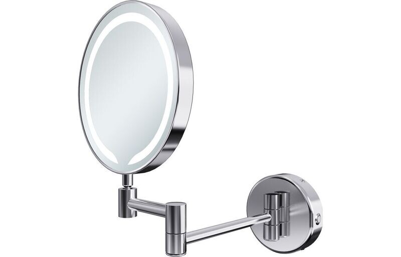 Henry Round LED Cosmetic Mirror - Chrome