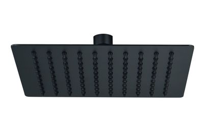 DISCONTINUED 200mm Square Showerhead - Matt Black