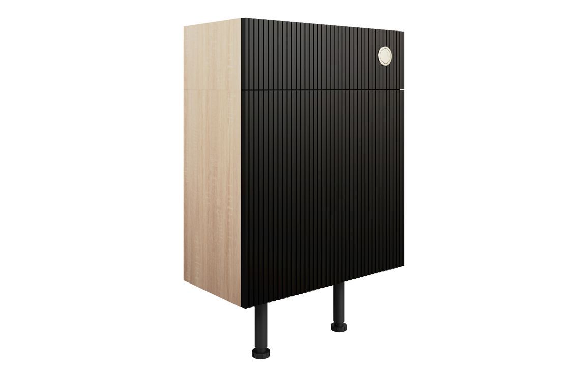 Evelyn 600mm WC Unit (No Top) - Matt Graphite Grey