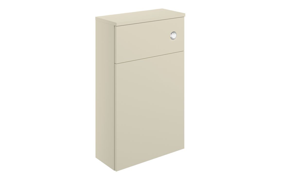 Isabella 500mm WC Unit - Matt Cotton & Oak Effect