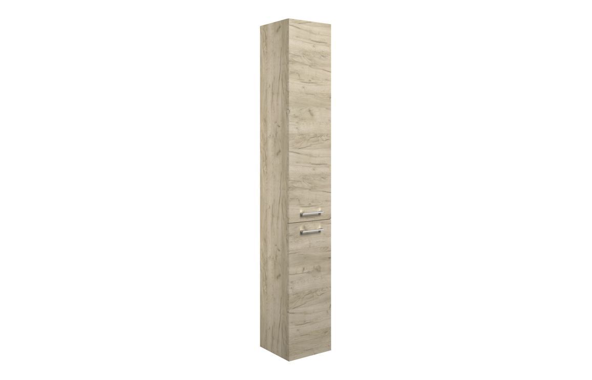 Libby 350mm Floor Standing 2 Door Tall Unit - Oak