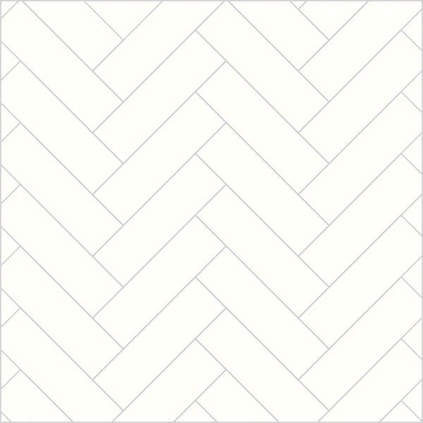 Alpine White Herringbone Tile - Multipanel