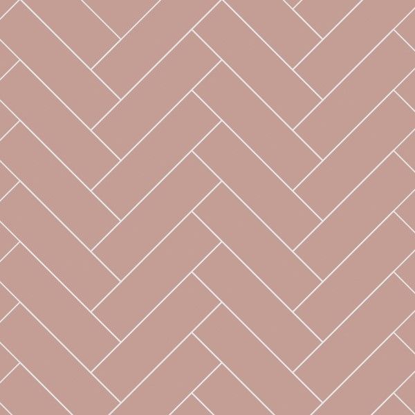 Antique Rose Herringbone Tile - Multipanel