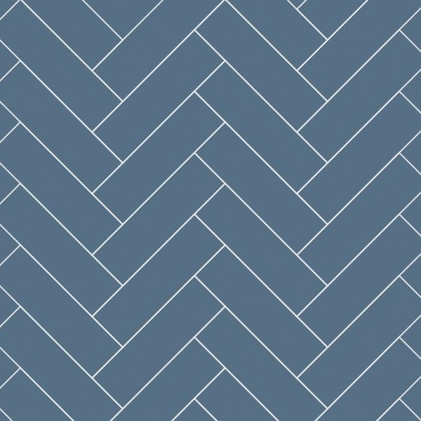 Misty Blue Herringbone Tile - Multipanel