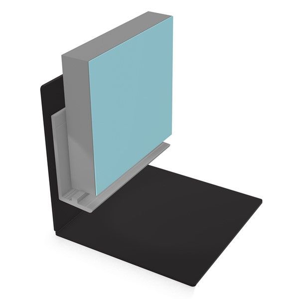 CLASSIC - Type X - Wet Floor Base - Aluminium Extrusion - Satin Anodised - 2450mm Long