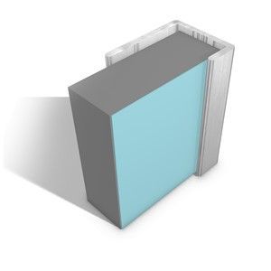 CLASSIC - Type C - End Cap - Aluminium Extrusion - 2450mm Long