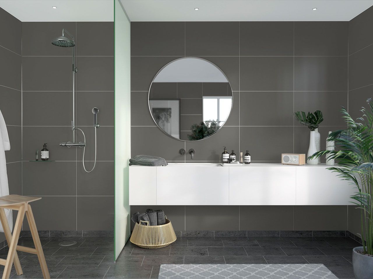 Fibo Contemporary - Aberdeen (Tile Effect) - Single