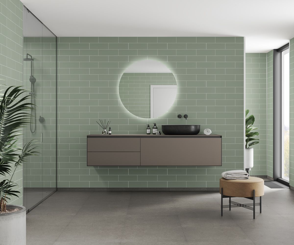 Fibo Urban - Olive Green (Metro Brick) - Single