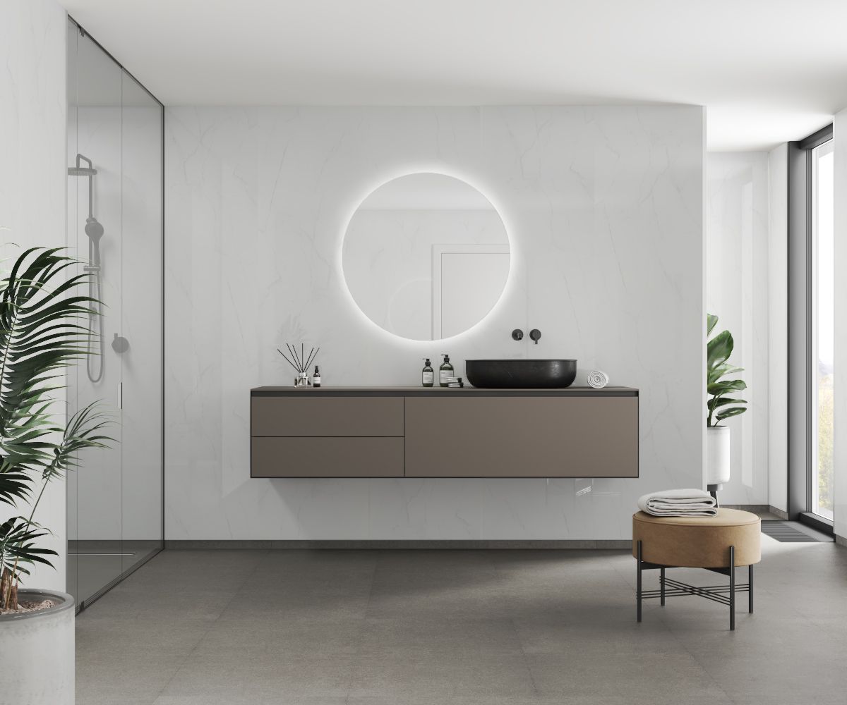 Fibo Marble - Bright Marble (Plain Marble) - Single