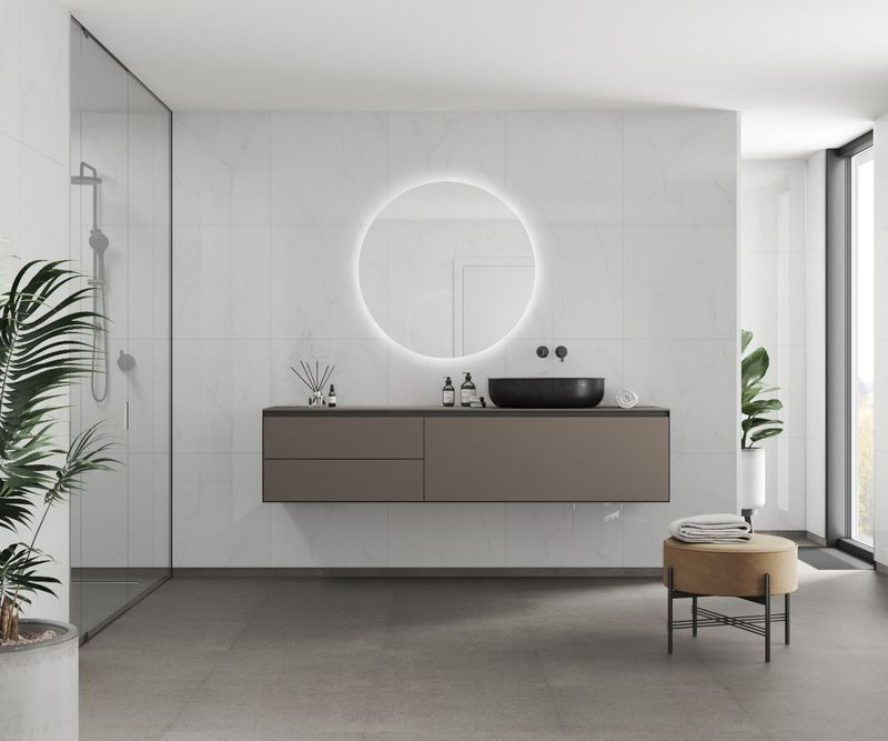 Fibo Marble - Bright Marble (Tile Effect) - Single