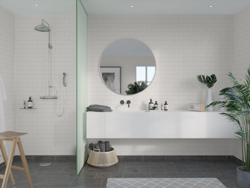 Fibo Urban - White Silk (Metro Brick) - Single