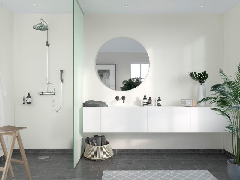 Fibo Timeless - Crystal White - High Gloss (Plain Panel) - Single