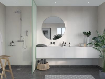 Fibo Timeless - Soft Cement (Plain Panel)