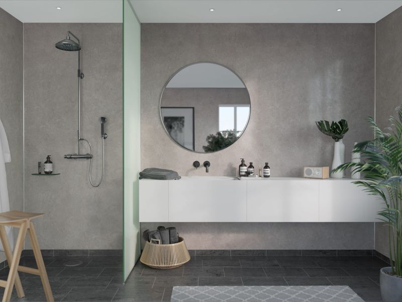 Fibo Timeless - Grey Sand (Plain Panel) - Single