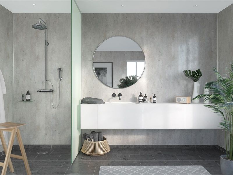 Fibo Signature - Cracked Cement (Plain Panel) - Single
