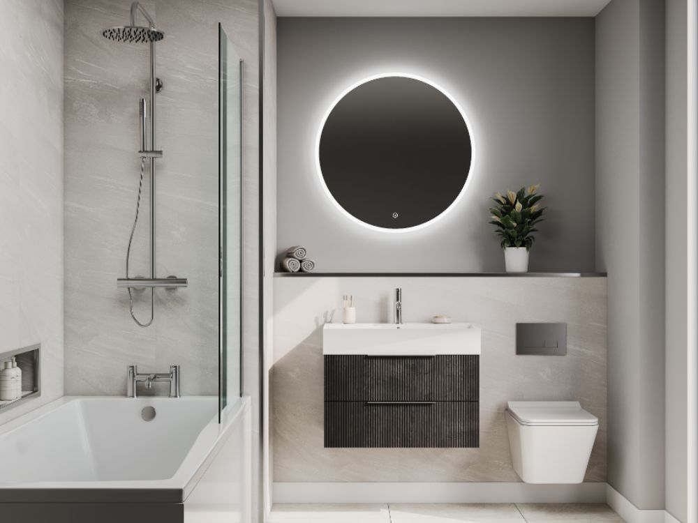 Fibo Signature - Beige Stone (Plain Panel) - Single