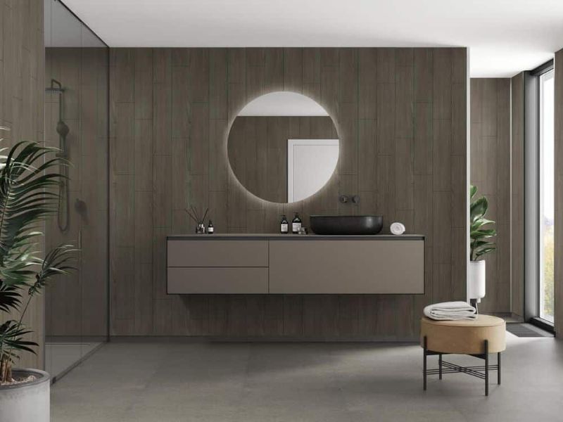 Fibo Scandinavian - Dark Wood (Vertical Plank) - Single