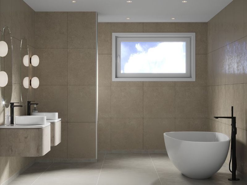 Fibo Scandinavian - Rough Cement (Tile Effect) - Single