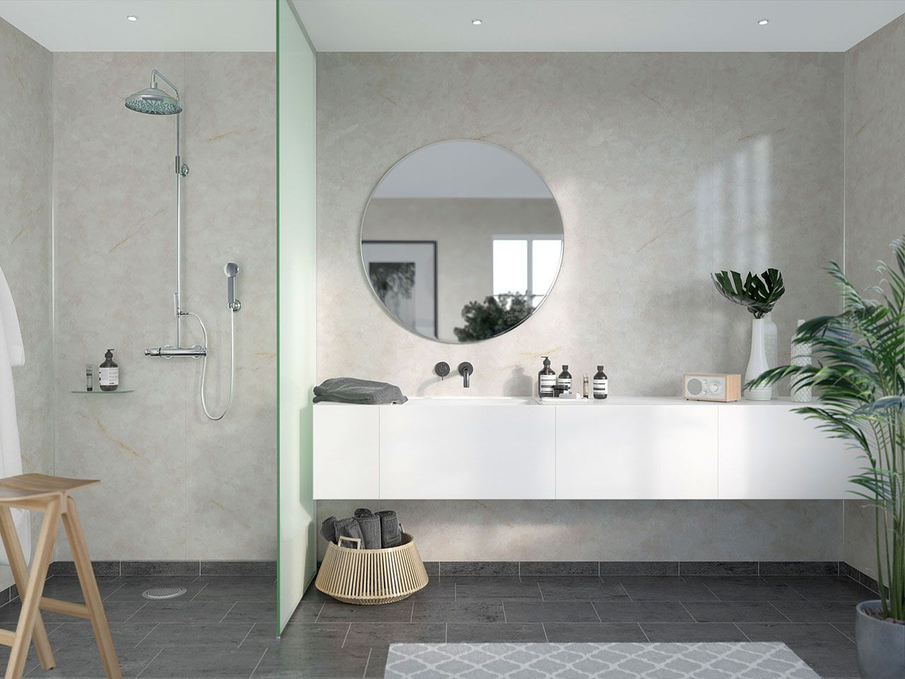 Fibo Timeless - Milano Marble (Plain Marble) - Single