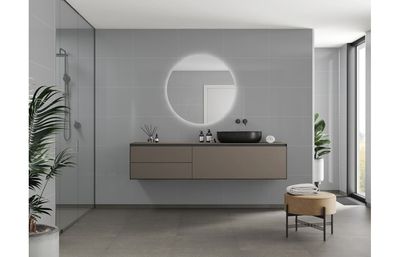 Fibo Contemporary - Medium Grey (Tile Effect)
