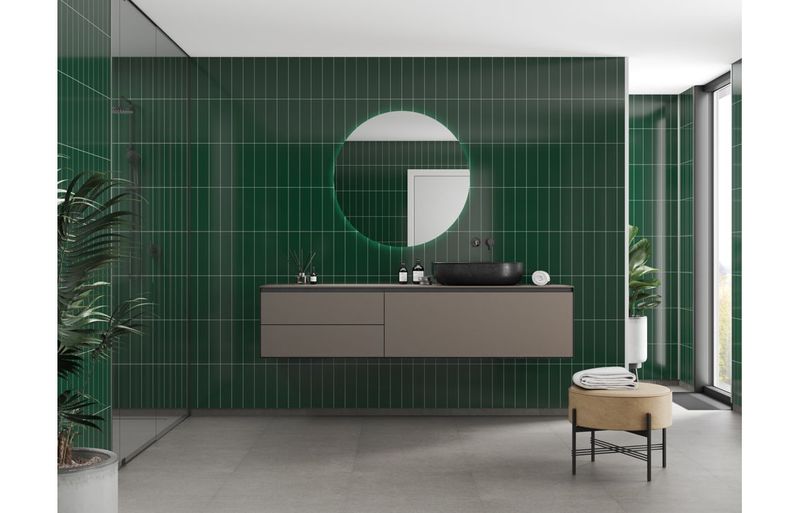 Fibo Urban - Bottle Green (Stacked Subway) - Single