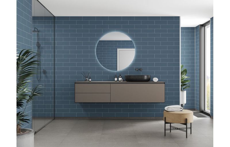Fibo Urban - Dusty Blue (Metro Brick) - Single